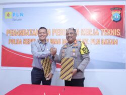 Dukung Pengamanan Objek Vital, Polda Kepri dan PT PLN Batam Tanda Tangani Pedoman Kerjasama Teknis