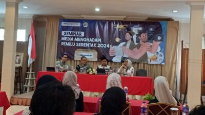 Korwil IJTI Sumatera Jadi Narsum Seminar Pemilu Serentak di Bandar Lampung
