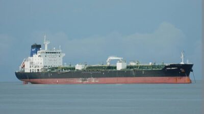 Kapal MT.Liberty Kandas di Perairan Karimun