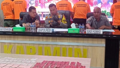 Polres Karimun Gulung Sindikat Narkoba