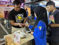 Beras murah seharga Rp. 5000,- ludes terjual.