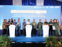 Groundbreaking Pembangunan Container Yard Jadi Titik Balik Pengembangan Pelabuhan Batu Ampar