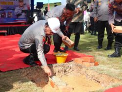 PELETAKAN BATU PERTAMA RUMAH SUSUN DITPOLAIRUD POLDA KEPRI: LANGKAH MENINGKATKAN KESEJAHTERAAN PERSONEL KEPOLISIAN