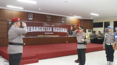 Kapolresta Barelang Pimpin Upacara Peringatan Hari Kebangkitan Nasional