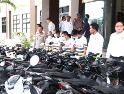 Polda Kepri Bongkar Sindikat Curanmor, 36 Motor Disita