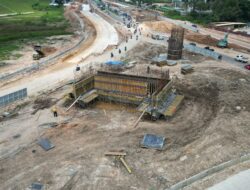 Progres Pembangunan Fly Over Sei Ladi Batam Capai 45 Persen.