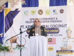 Karantin Pastikan Kesehatan 20 Ton Santan Kelapa Asal Moro ke Malaysia Aman