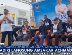 Ribuan Sahabat Rival Pribadi Senam dan Jalan Santai Bareng Amsakar-Li Claudia