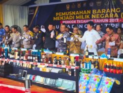 BC Batam Musnahkan Barang tangkapan senilai 16 Milyar