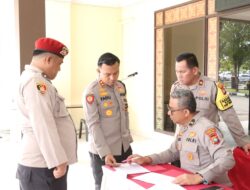 Polresta Barelang Lakukan Pengecekan Senjata Api Personil Polresta Barelang dan Polsek Jajaran