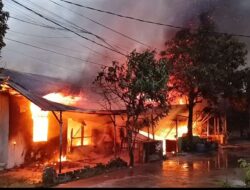 4 Rumah Milik Polisi di Asrama Mapolresta Barelang Terbakar
