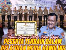 Kabid Humas Polda Kepri Peserta Terbaik Pelatihan Media Handling Rakernis Kehumasan Polri