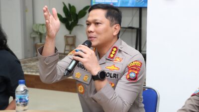 Polresta Barelang Gelar Ngopi Bareng Bersama Komunitas Driver Online Kota Batam Perkuat Sinergi Kamtibmas