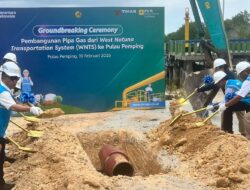 Perkuat Ketahanan Energi Nasional, Pipa Gas WNTS ke Pulau Pemping Mulai Dibangun