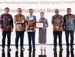 Batam Raih Dua Penghargaan Investasi Nasional, Realisasi Capai Rp69,3 Triliun