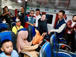 Amsakar-Li Claudia Tinjau Arus Mudik di Pelabuhan Sekupang Dini Hari