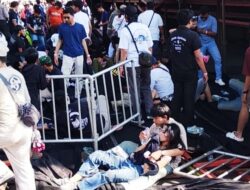 Tribun Penonton Kejurnas Drift di Purwokerto Ambruk, 75 Penonton Terluka