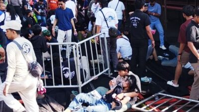 Tribun Penonton Kejurnas Drift di Purwokerto Ambruk, 75 Penonton Terluka