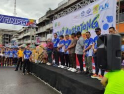 Seribuan Peserta Ramaikan Fun Run Bhayangkara “Rap Marlojong” di Padangsidimpuan