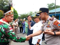 450 Prajurit Yonif 123/Rajawali Tuntaskan Tugas di Papua, Forkopimda Tabagsel Sambut Kepulangan