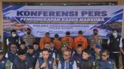 Polres Padangsidimpuan Ungkap Kasus Narkoba, Sita 32,7 Kg Ganja dan Hampir 500 Gram Sabu