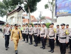 Wali Kota Padangsidimpuan Pimpin Apel Operasi Patuh Toba 2026
